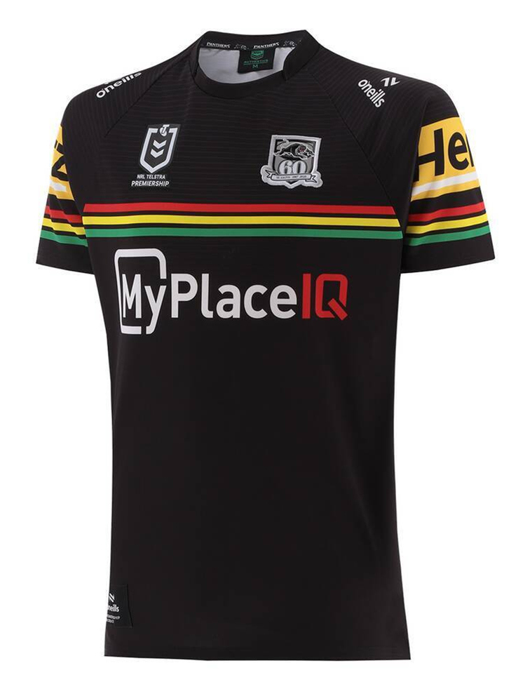 (S-7XL) 2026 Panthers Home Black Thailand Rugby Jersey
