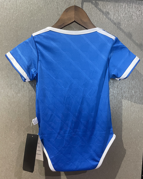 25-26 Real Madrid 2nd Away Blue Baby Soccer Uniform-CS