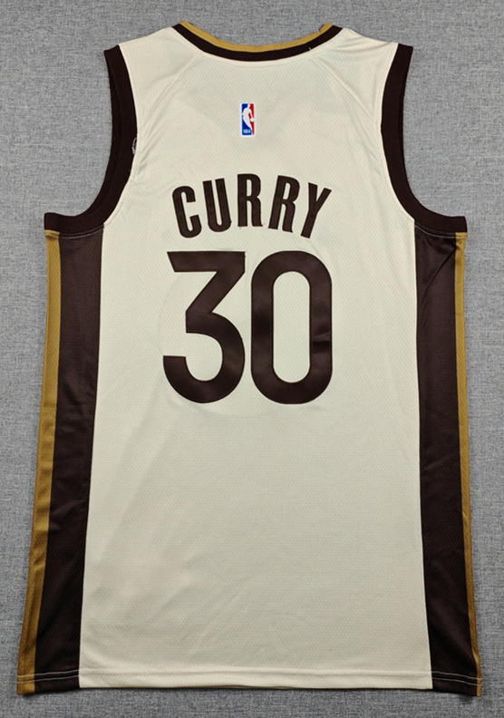 2026 City Edition Golden State Warriors Beige #30 NBA Jersey-1380