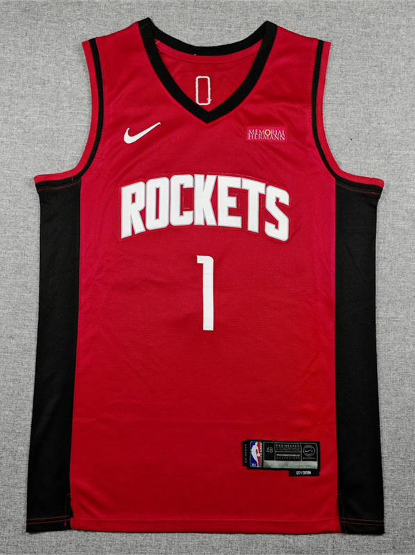 Houston Rockets Red #1 NBA Jersey-1380
