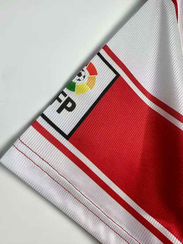 Retro Version 99-00 Atlético Madrid Home Red&White Thailand Soccer Jersey-811