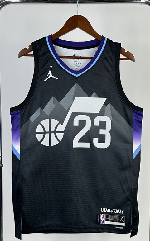 2026 Jordan Version Utah Jazz Black #23 NBA Jersey-311