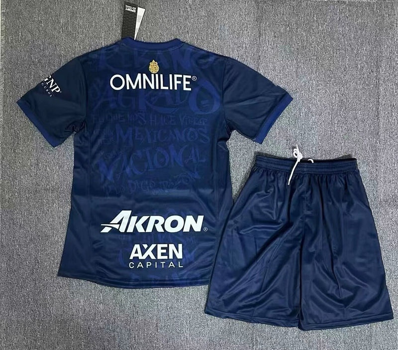 2024-2025 Deportivo Guadalajara 2nd Away Royal Blue Soccer Uniform-2483