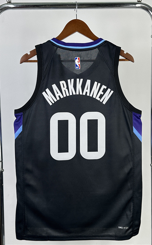 2026 Jordan Version Utah Jazz Black #00 NBA Jersey-311