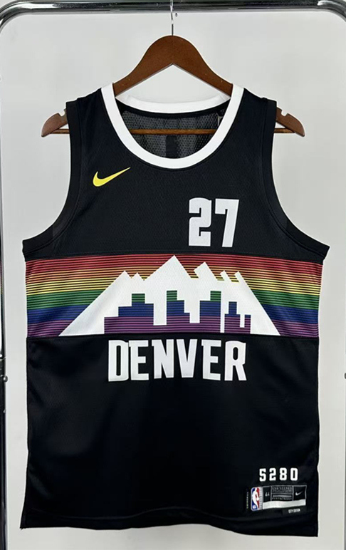 2026 City Edition Denver Nuggets Black #27 NBA Jersey-311