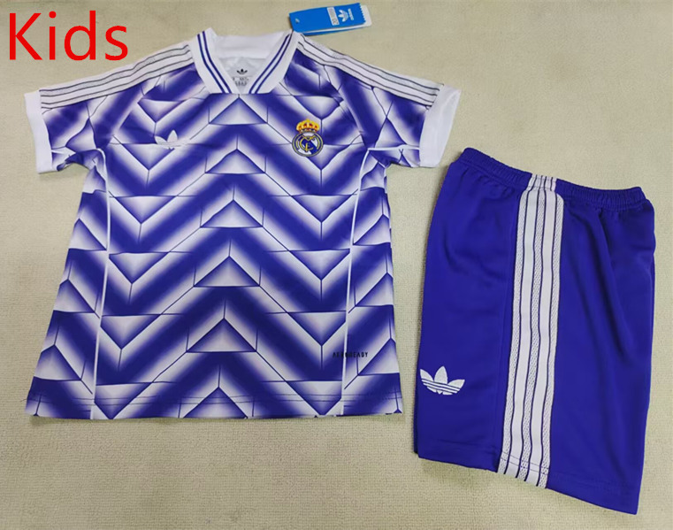 25-26 Special Edition Real Madrid Purple Kids/Youth Soccer Uniform-507