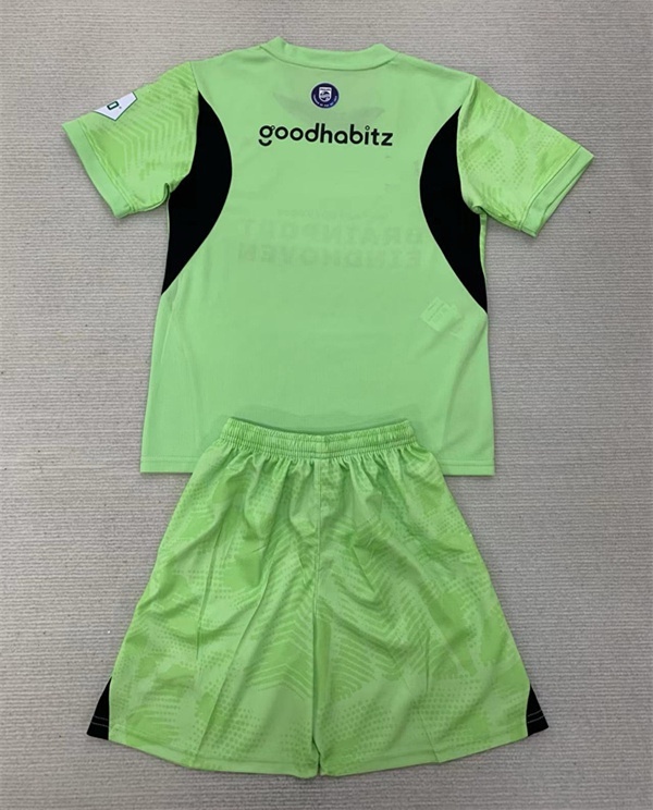 2024-2025 PSV Eindhoven Goalkeeper Green Kids/Youth Soccer Uniform-AY