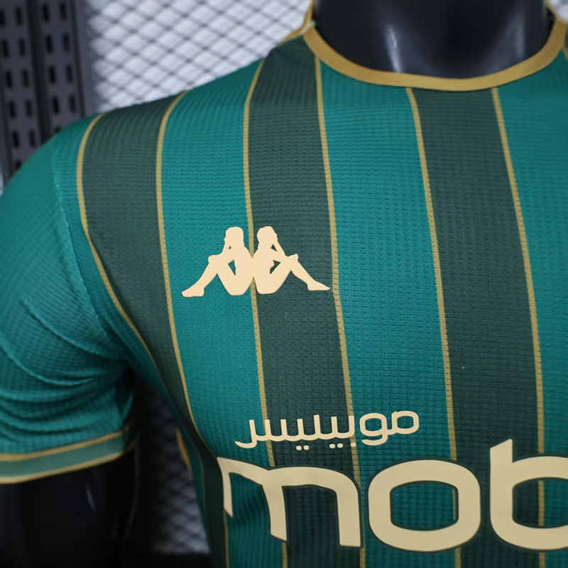 Player Version 26-27 JS Kawkabi 2nd Away Green Thailand Soccer Jersey AAA-888