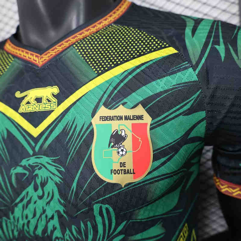 Player Version 26-27 Mali Black&Green Thailand Soccer Jersey AAA-888