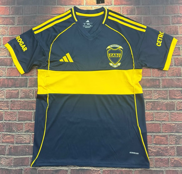 (S-4XL) (Without Ad) 25-26 Boca Juniors Home Blue Thailand Soccer Jersey AAA-1424