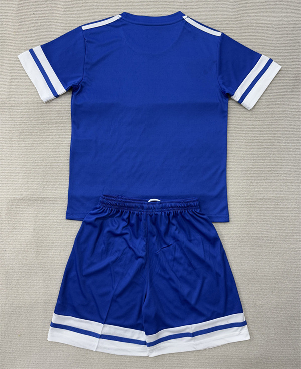 25-26 Curaçaos Voetbalelftal  Home Blue Kids/Youth Soccer Uniform-AY