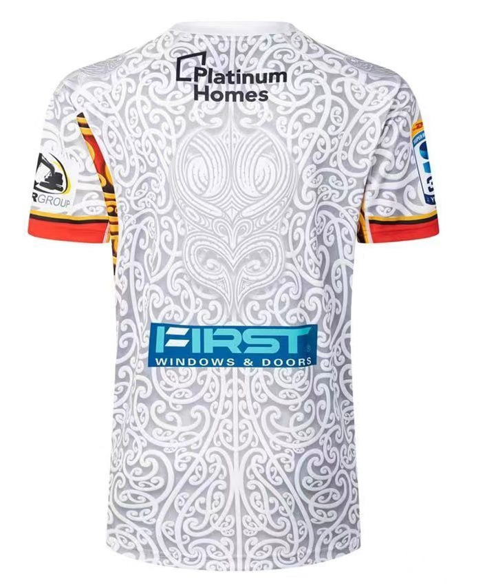 (S-7XL) 2026 Chiefs Away White Thailand Rugby Jersey