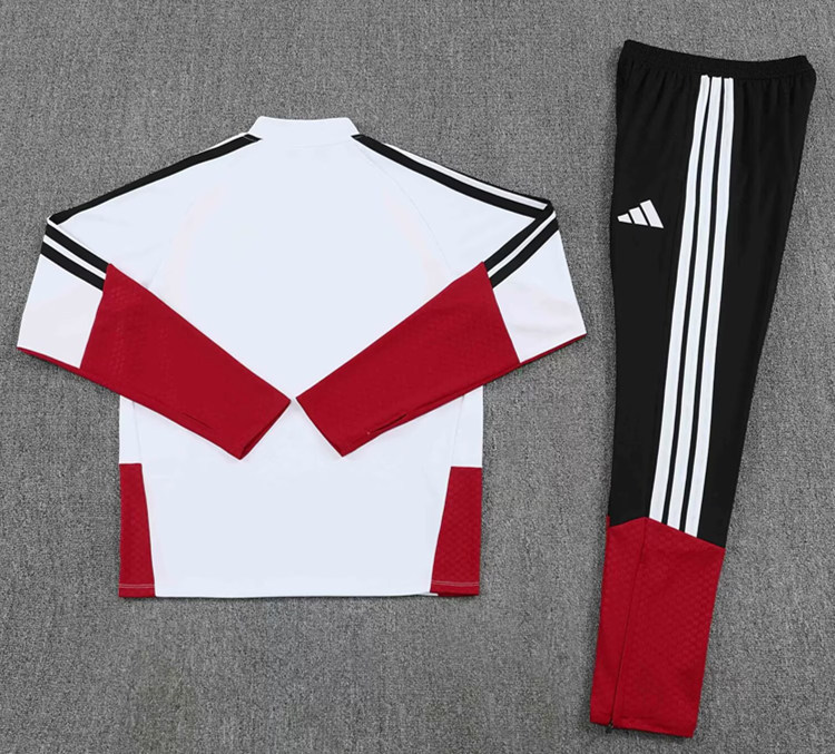 26-27 Germany White Kids/Youth Soccer Tracksuit-2315