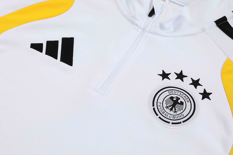 26-27 Germany White Kids/Youth Soccer Tracksuit-2315