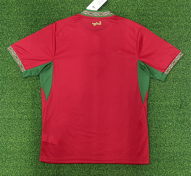 (S-4XL) 26-27 Monaco Home Red Thailand Soccer Jersey AAA-403
