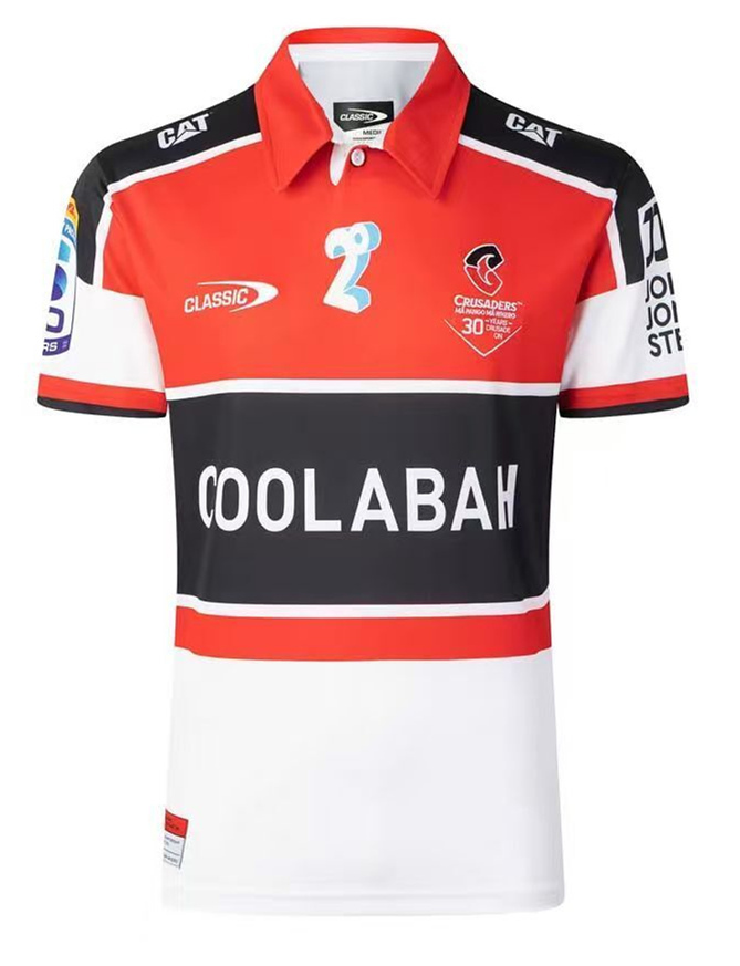 (S-7XL) 2026 Crusader Away Orange&Black Thailand Rugby Jersey