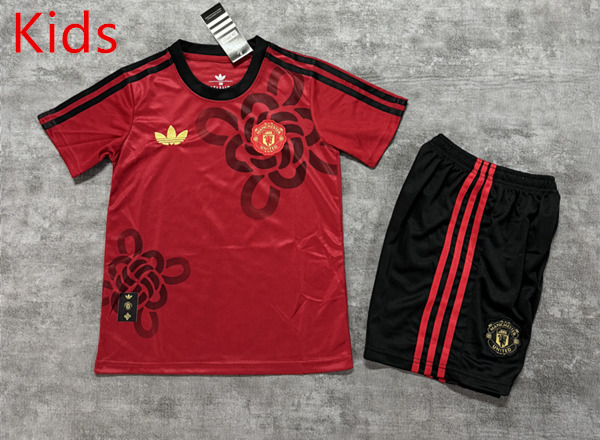 26-27 Year of the Horse Special Edition Real Madrid Red  Kids/Youth Soccer Uniform-4506