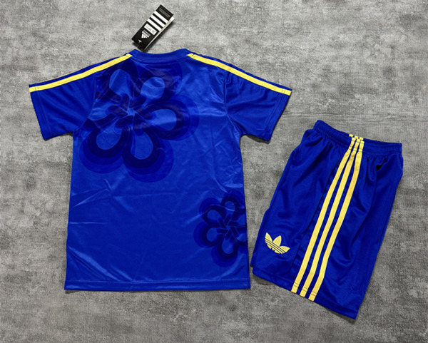 26-27 Year of the Horse Special Edition Real Madrid Blue White Kids/Youth Soccer Uniform-4506