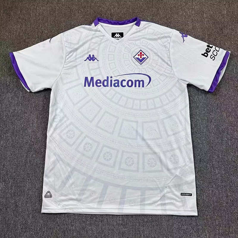 25-26 Fiorentina Away White Thailand Soccer Jersey AAA-417