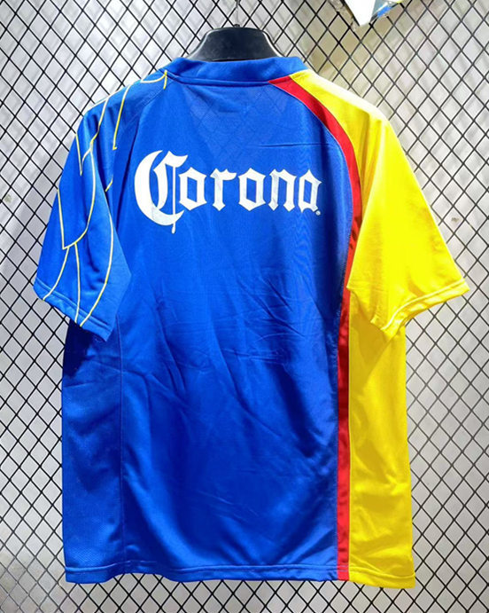 Retro Version 07-08 Club América  Away Blue Thailand Soccer Jersey AAA-2851
