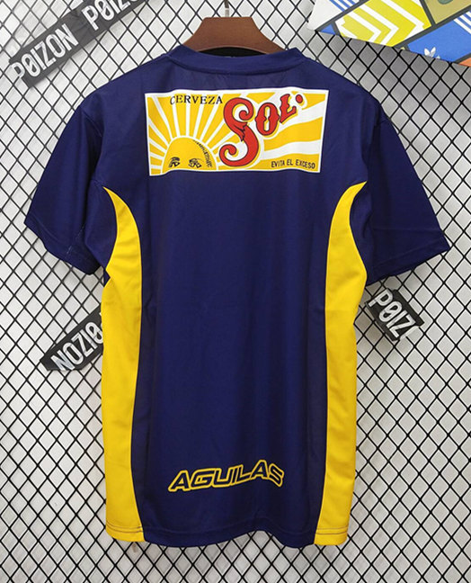 Retro Version 2000 Club América Away Royal Blue Thailand Soccer Jersey AAA-2851