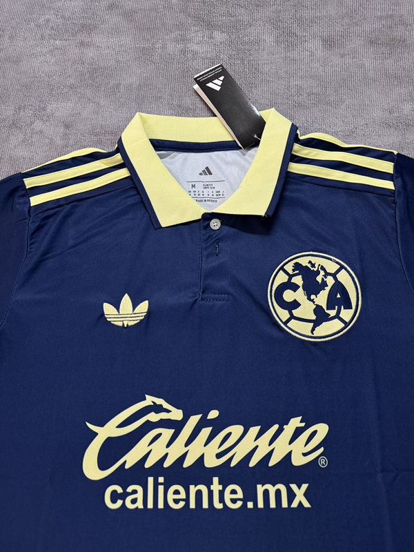 (S-4XL) 26-27 Club América Away Royal Blue Thailand Soccer Jersey AAA-4506