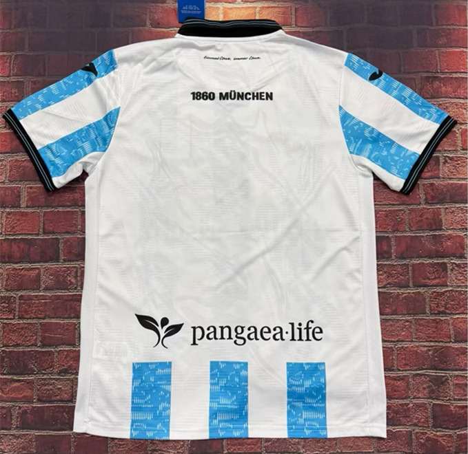 (S-4XL) 26-27 TSV 1860 München Home Blue&White Thailand Soccer Jersey AAA-1424