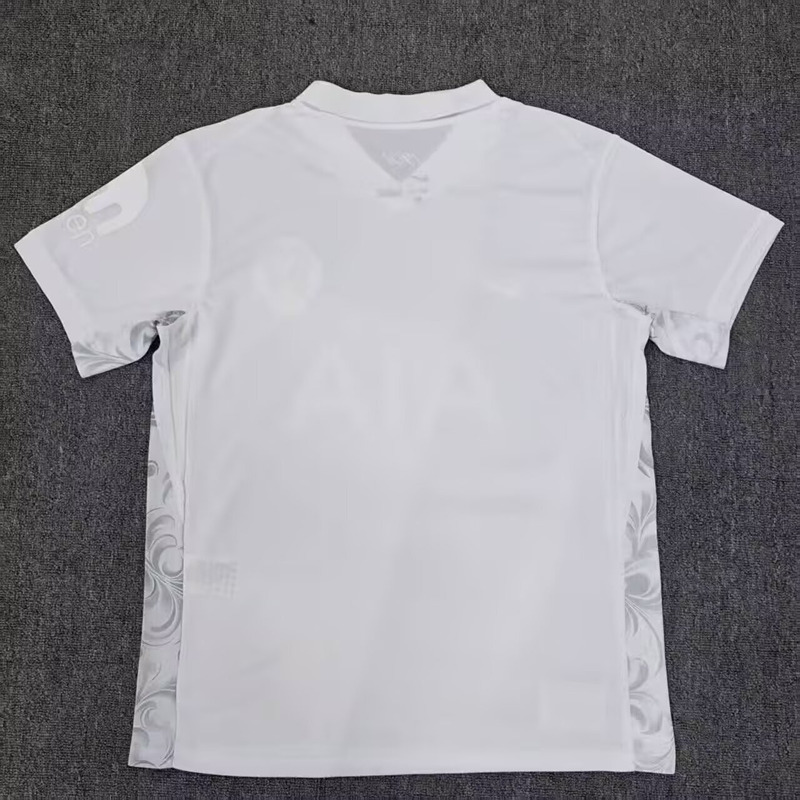 Back view of the Tottenham Hotspur home white replica jersey with a simple white finish and sporty fit