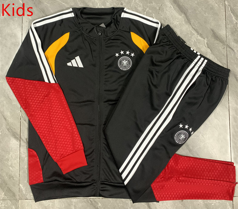 26-27 Germany Black Kids/Youth Soccer Jacket Uniform-815