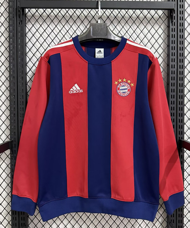 26-27 Bayern München Red&Blue Thailand Soccer Thick Tracksuit-8430