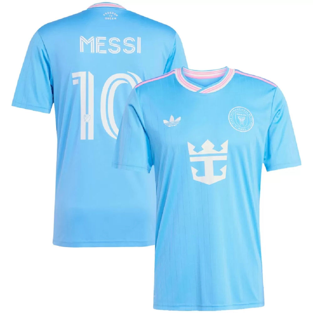2025 Inter Miami CF Third Pink&Blue Messi #10 Thailand Soccer Jersey