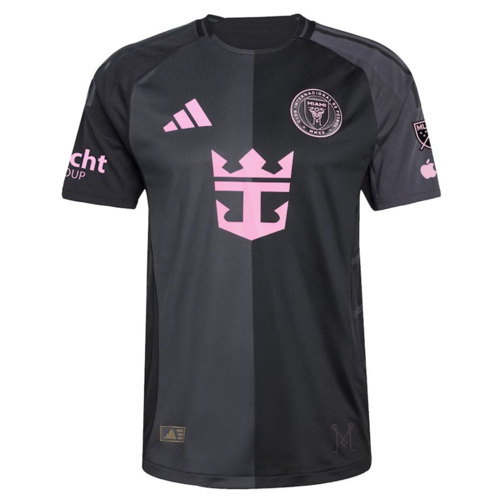2025 Player Version Inter Miami CF Away Black&Pink Messi #10 Thailand Soccer Jersey