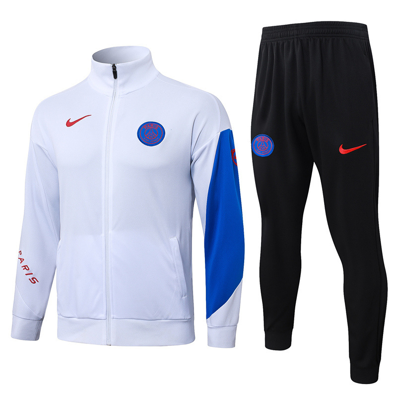 25-26 Paris SG White Thailand Soccer Jacket Unifrom-815