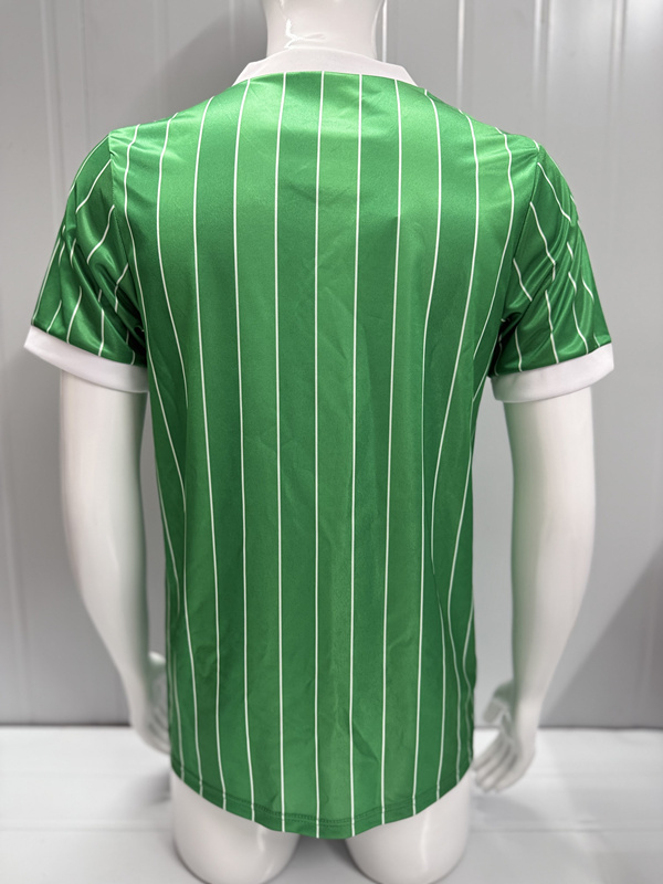 Retro Version 87-88 SV Werder Bremen Away White&Green Thailand Soccer Jersey AAA-503