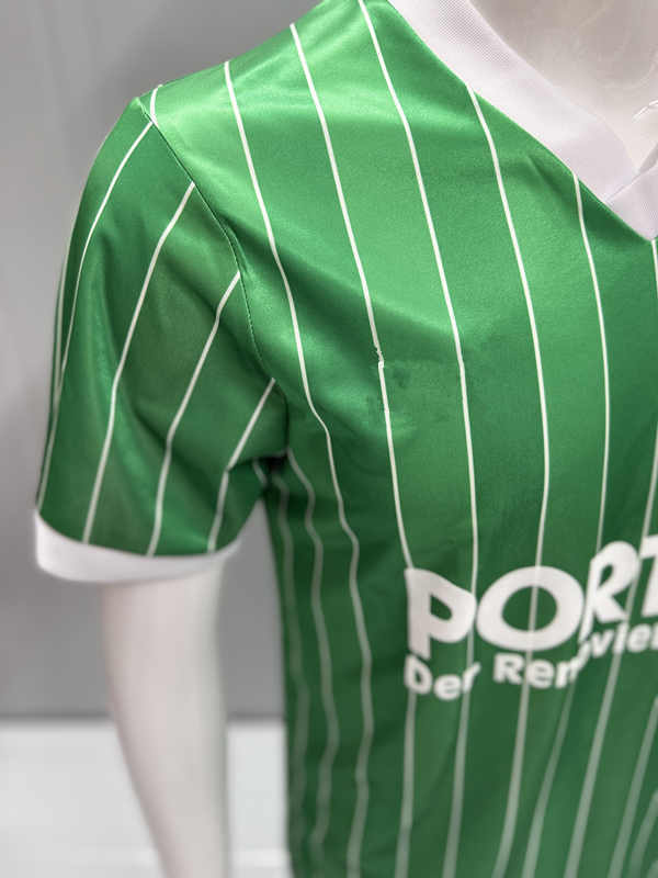 Retro Version 87-88 SV Werder Bremen Away White&Green Thailand Soccer Jersey AAA-503