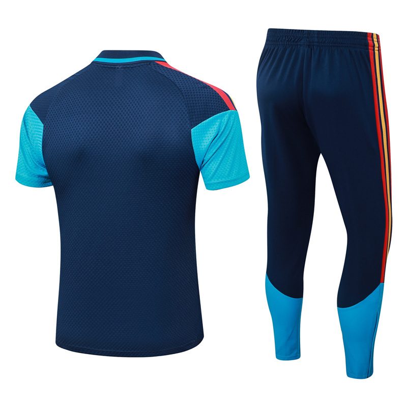 26-27 Spain Royal Blue Thailand Polo Uniform-9926