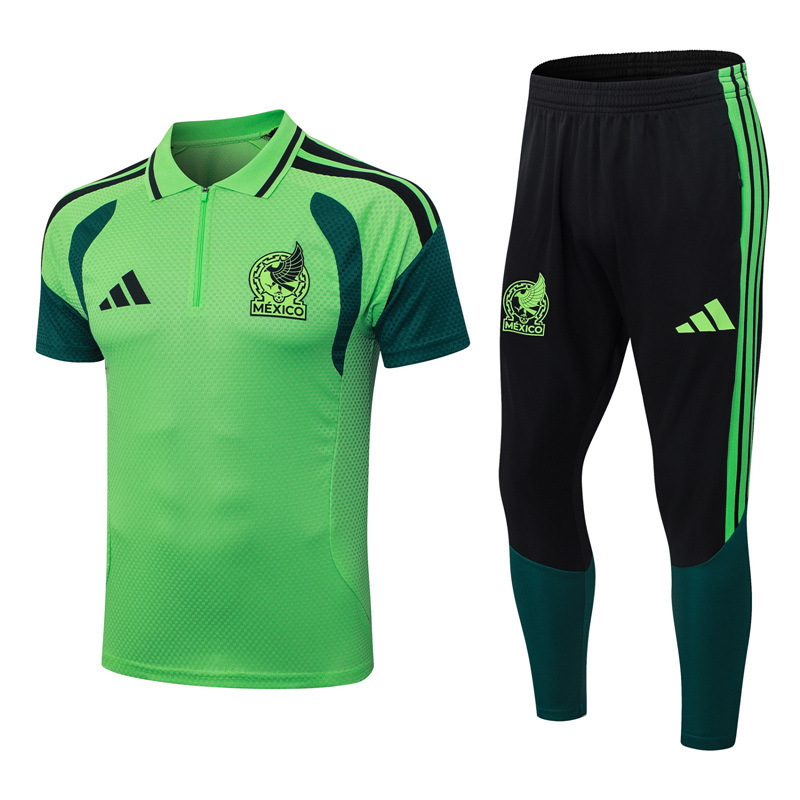 26-27 Mexico Light Green Thailand Polo Uniform-9926