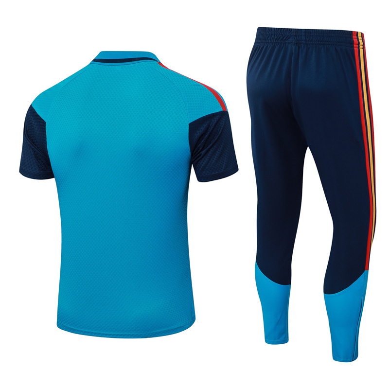 26-27 Spain Lake Blue Thailand Polo Uniform-9926