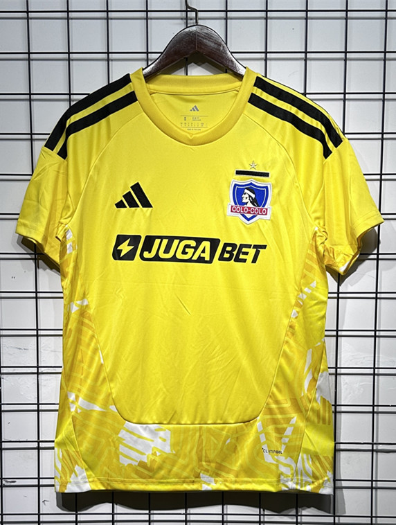 (S-4XL) 26-27 Special Version Colo-Colo Goalkeeper Yellow Thailand Soccer Jersey AAA-GB