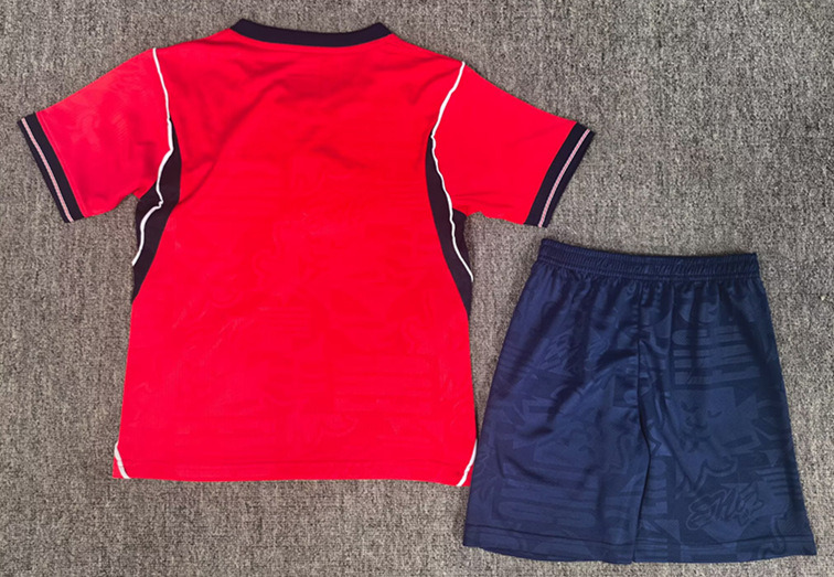 26-27 England Away Red Kids/Youth Soccer Uniform-6850