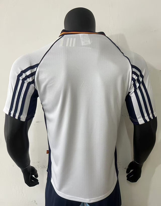 Retro Version 1998 Spain Away White Thailand Soccer Jersey AAA-0871