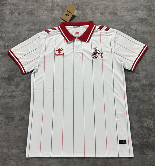 (S-4XL) 26-27 Commemorate Version FC Köln White Thailand Soccer Jersey AAA-4506
