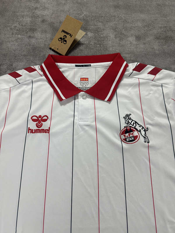(S-4XL) 26-27 Commemorate Version FC Köln White Thailand Soccer Jersey AAA-4506