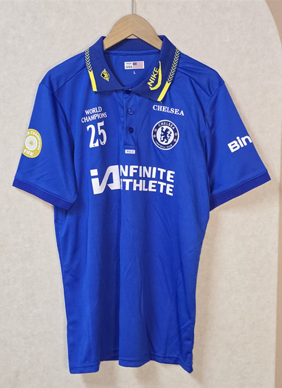 25-26 Chelsea Blue Thailand Polo -4278