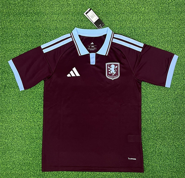 (S-4XL) 26-27 Special Version Aston Villa Maroon Red Thailand Soccer Jersey-403