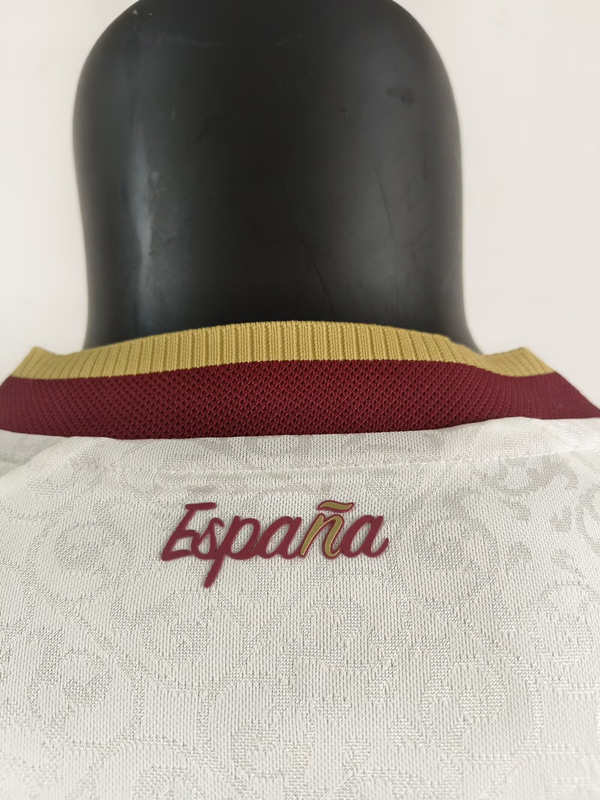 Correct Version 26-27 Player Version Spain Away White Thailand Soccer Jersey AAA-7270