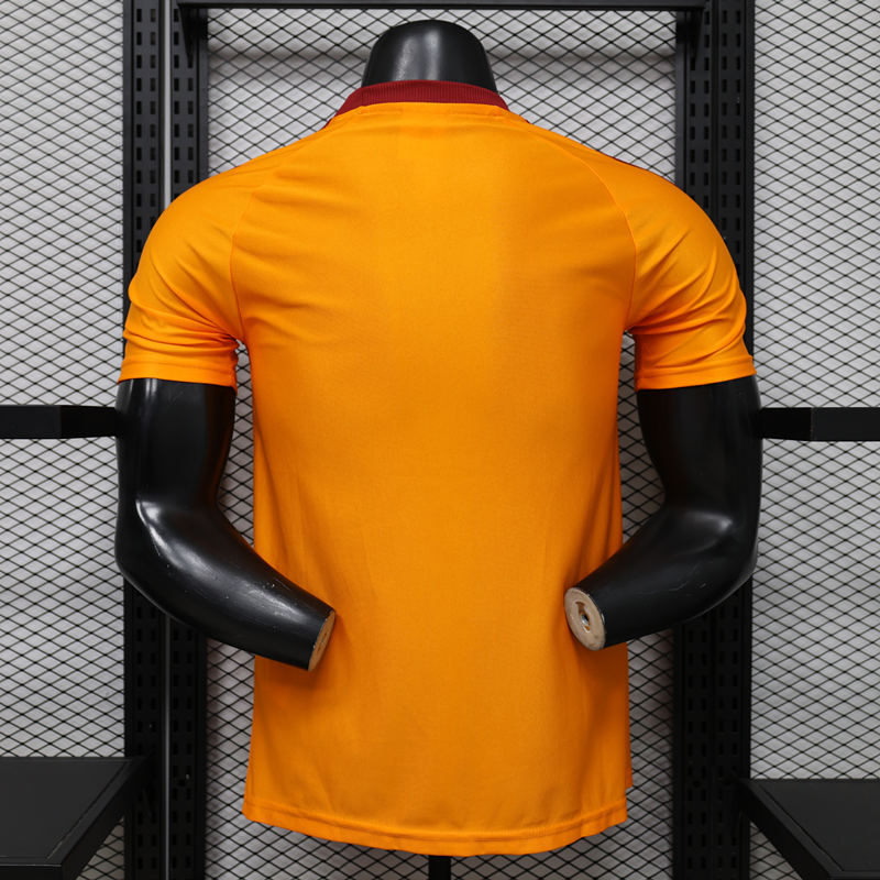 (S-4XL) 26-27 Casual Retro Player Version Roma Orange Thailand Soccer Jersey AAA-888