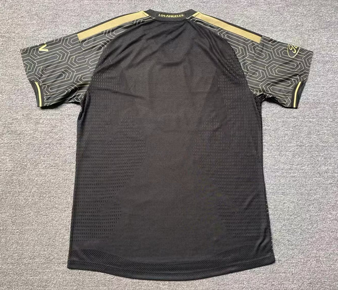 (S-4XL) 26-27 Player Version Los Angeles FC Home BlackThailand Soccer Jersey AAA-912