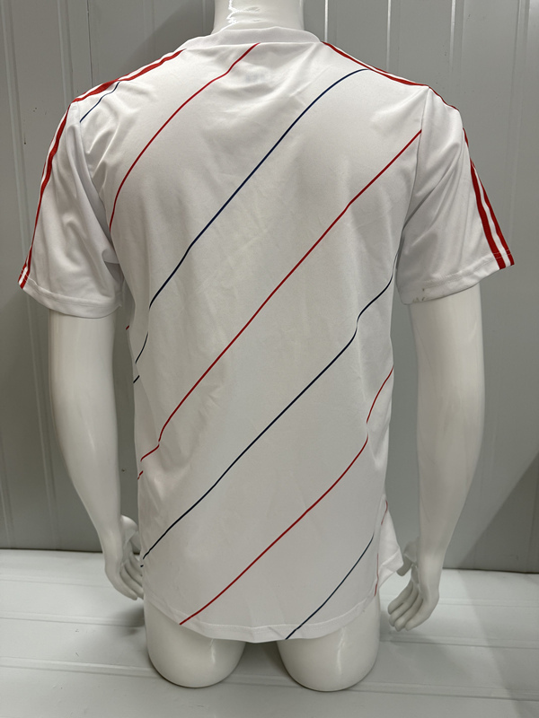 Retro Version 87-88 Bayer 04 Leverkusen Away White Thailand Soccer Jersey AAA-503