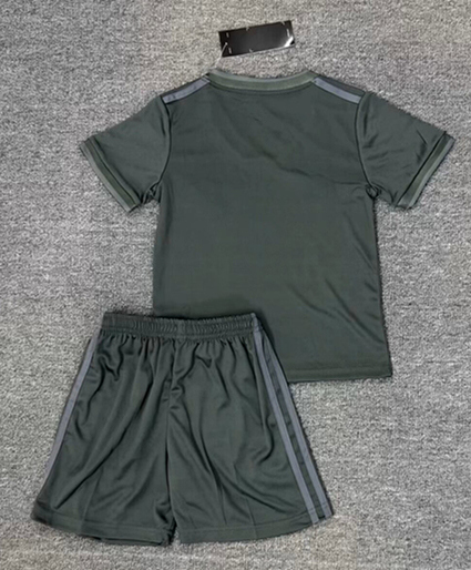 26-27 Special Version Real Madrid Dark Green Kids/Youth Soccer Uniform-2483